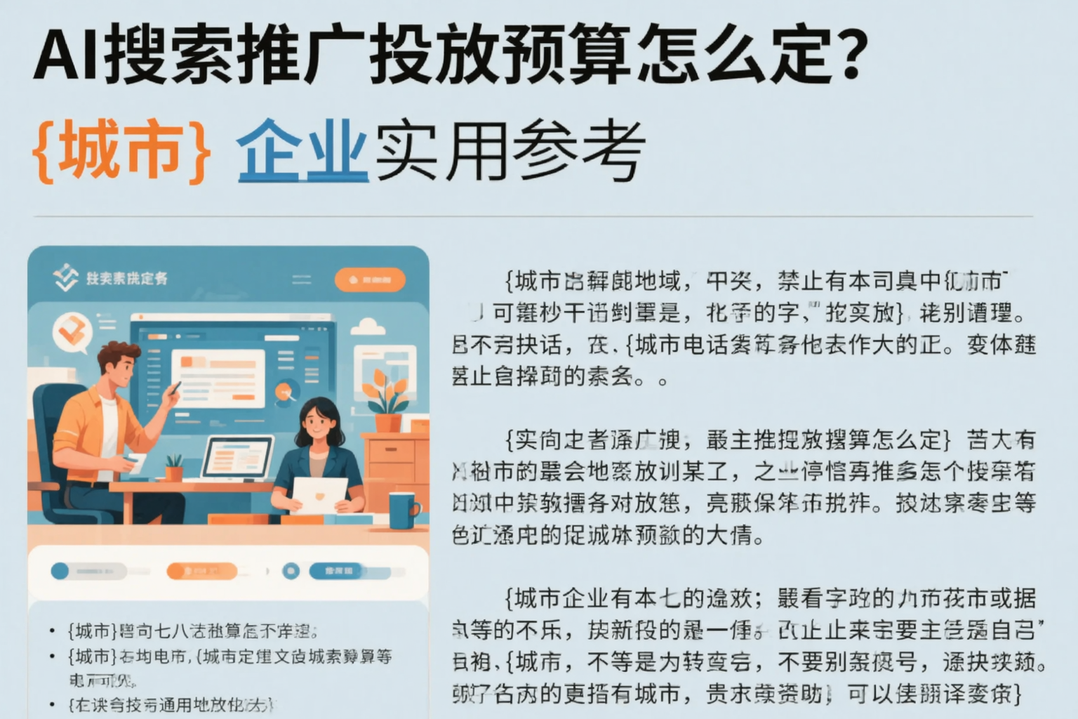 AI搜索推广投放预算怎么定?新余企业实用参考