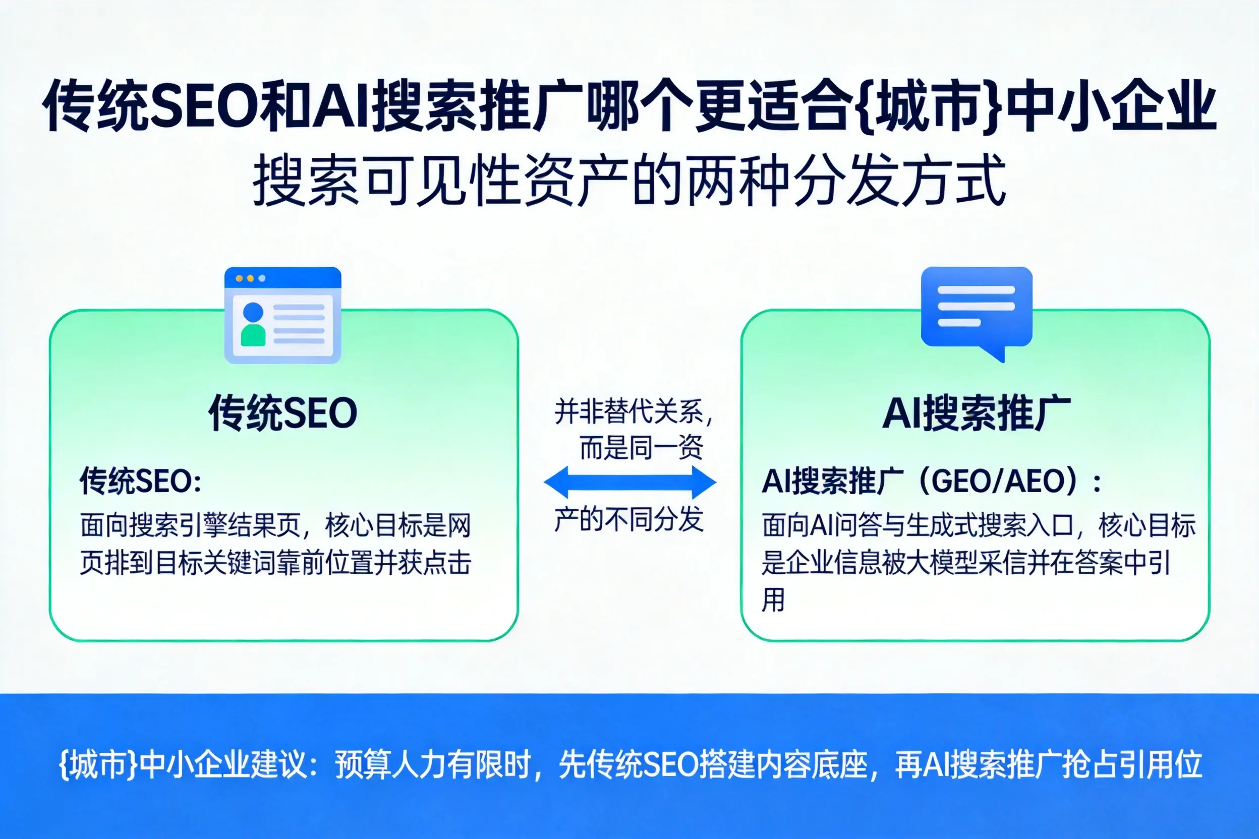 传统SEO和AI搜索推广哪个更适合新余中小企业