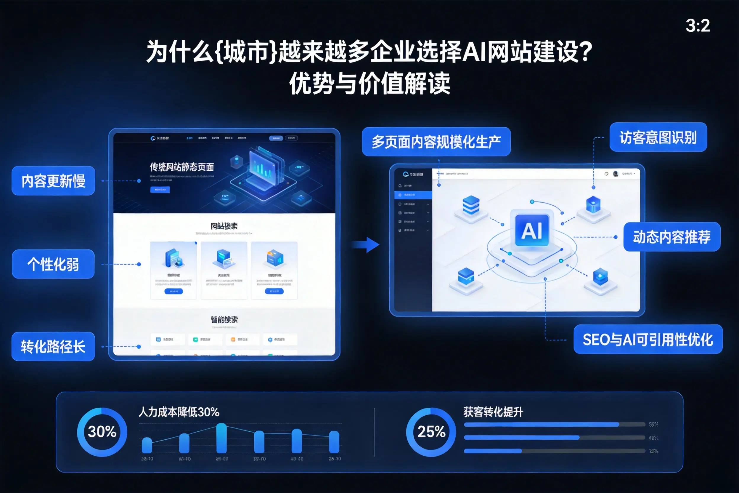 为什么新余越来越多企业选择AI网站建设?优势与价值解读