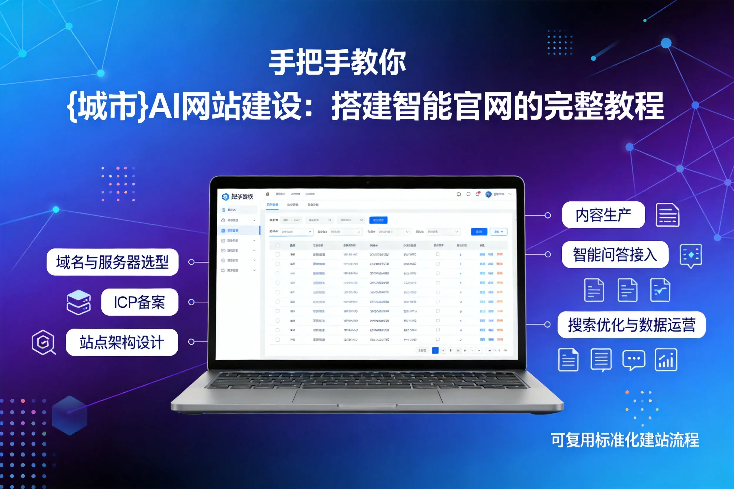 手把手教你新余AI网站建设:搭建智能官网的完整教程