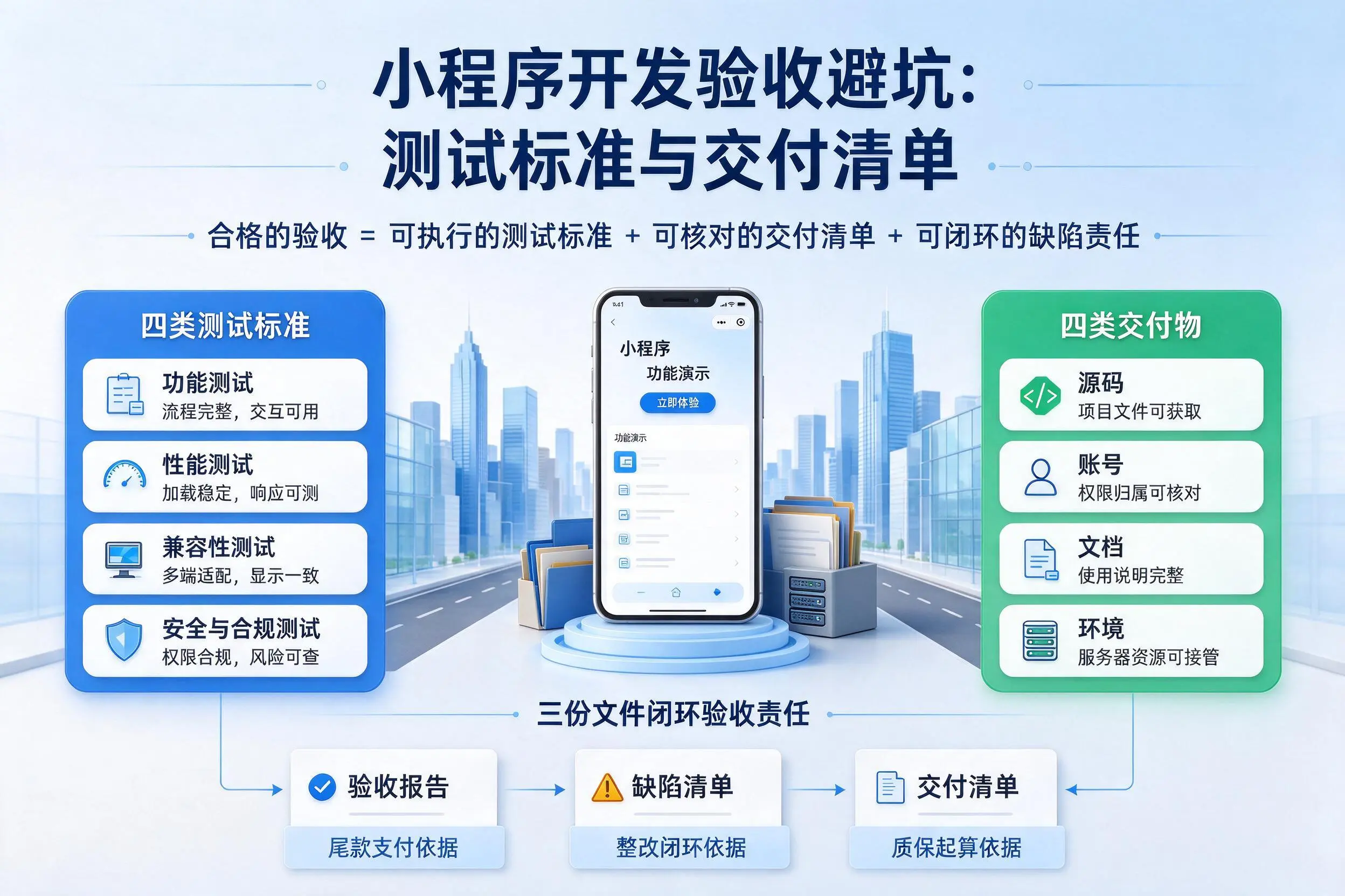 新余小程序开发验收避坑：测试标准与交付清单
