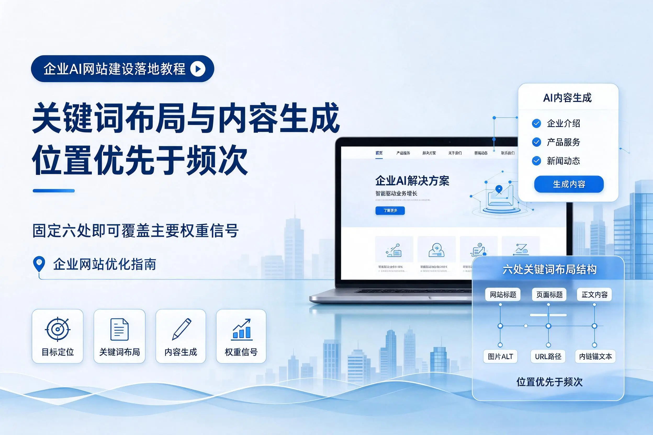 新余企业AI网站建设落地教程：关键词布局与内容生成